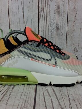Size 9.5 Nike Air Max 2090 Womens Running Shoes Vapor Green Pink